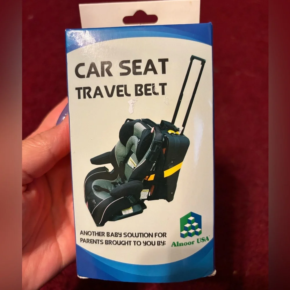 ALNOOR USA CAR SEAT TRAVEL BELT NWT BABY ACCESSORY FITS ROLLING SUITCASES 52<